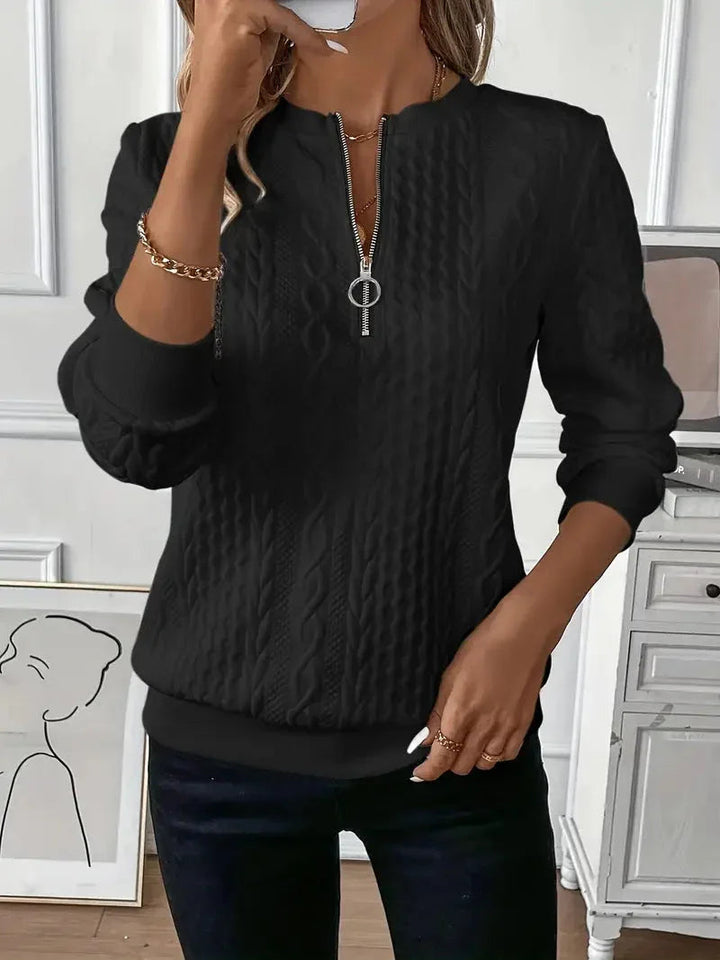 Zopfmuster Strickpullover für Damen