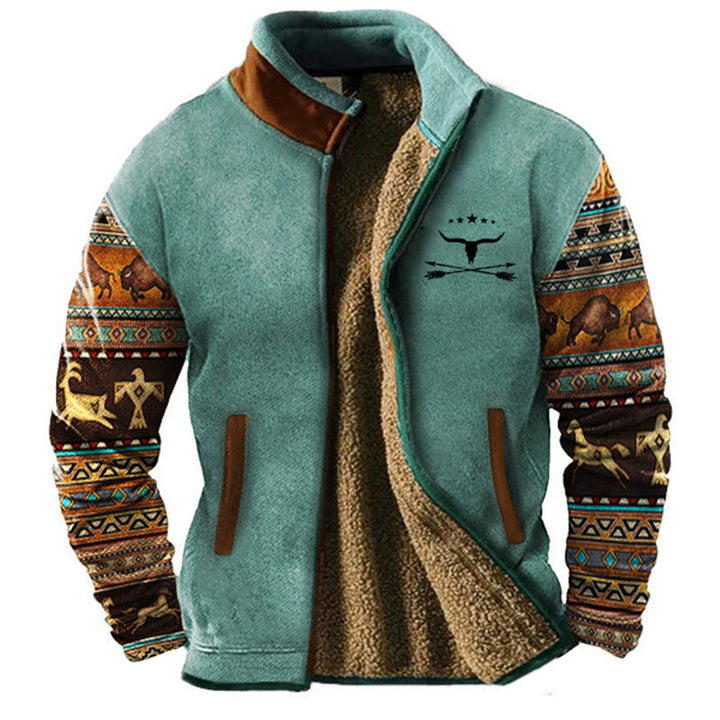 Gielo | Lässige Fleecejacke für Herren