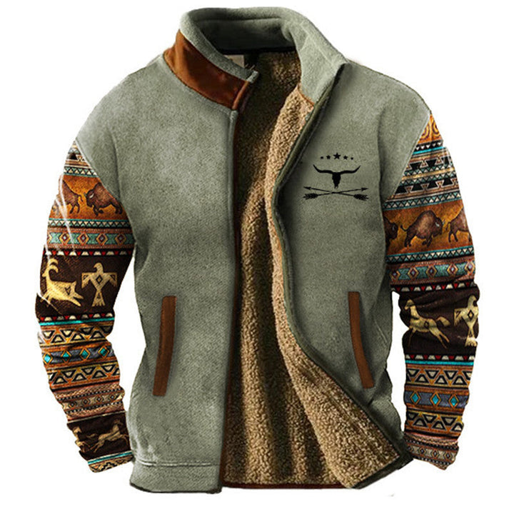 Gielo | Lässige Fleecejacke für Herren