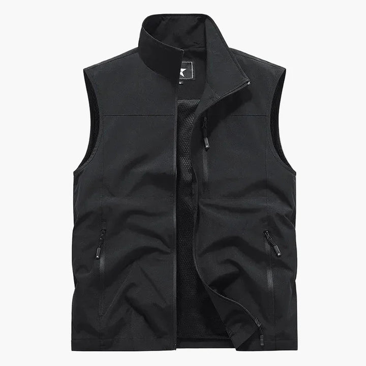 Reißverschluss Outdoor Weste für Herren