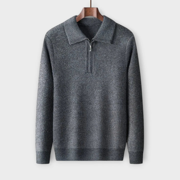 Halb-Zip Winterpullover für Herren