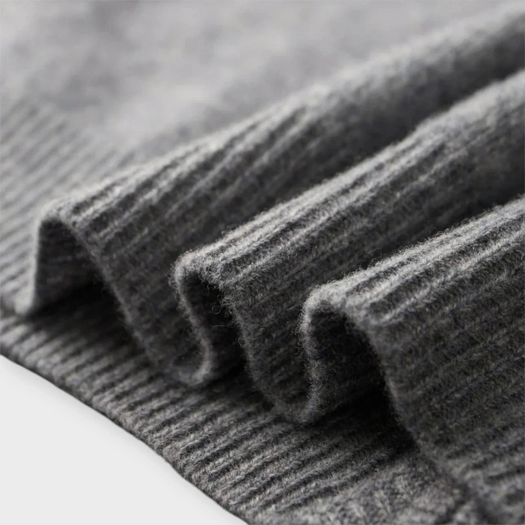 Halb-Zip Winterpullover für Herren