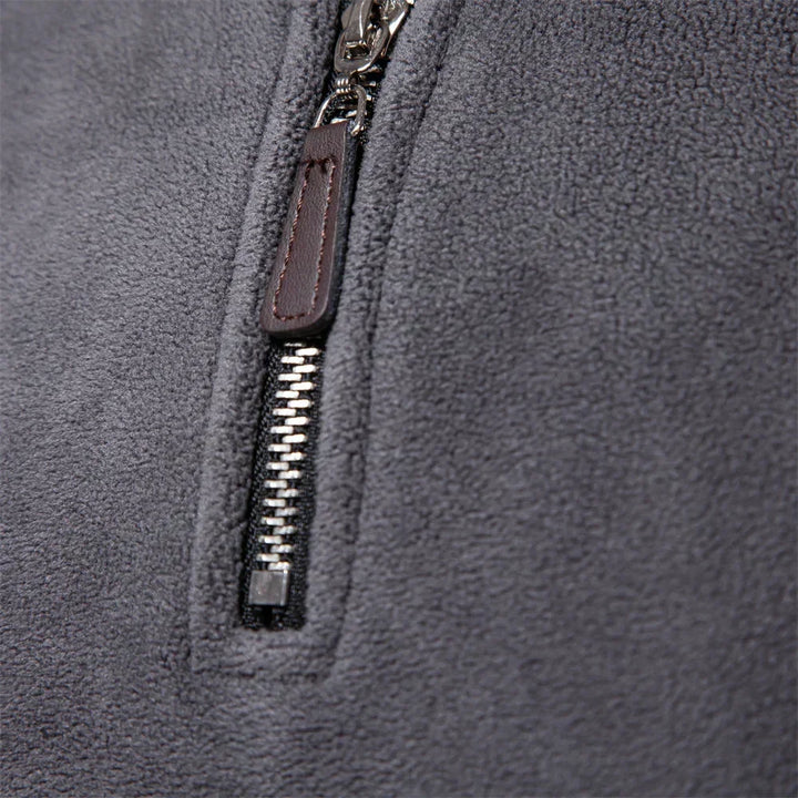 Fleece Langarm Pullover für Herren