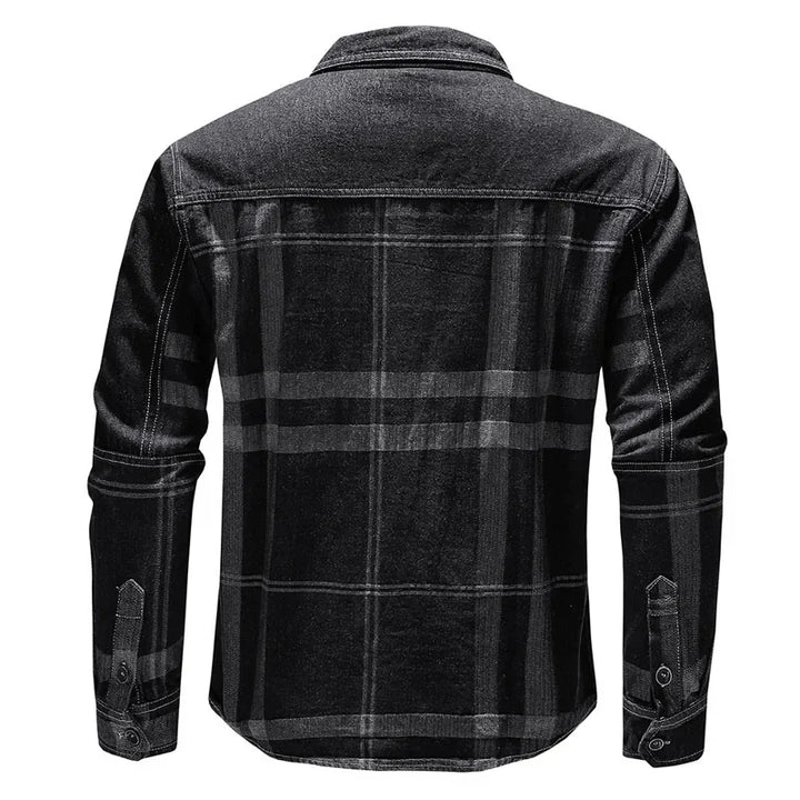 Herren Denimjacke mit Kragen