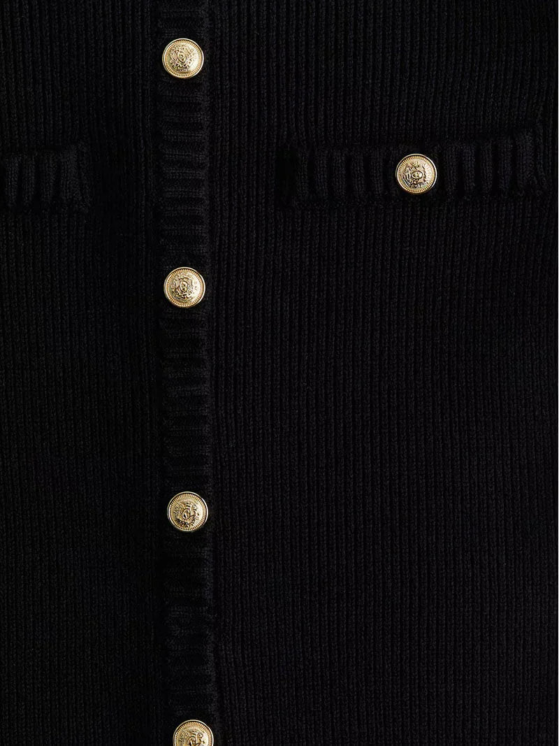 Knopfleiste Minikleid Kurzarm für Damen