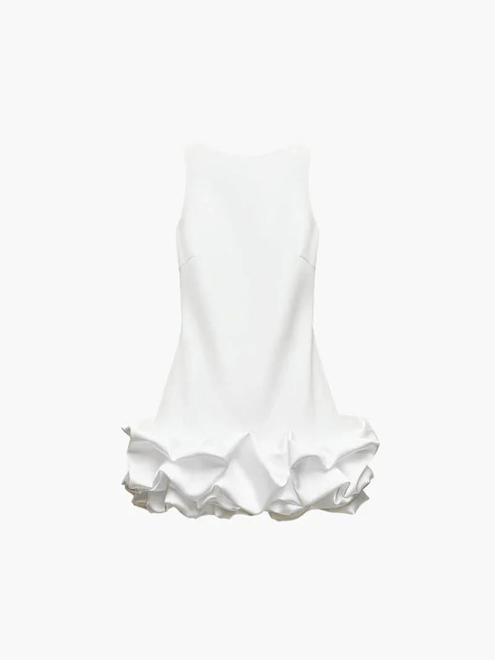 Ärmelloses Minikleid mit Rüschen für Damen