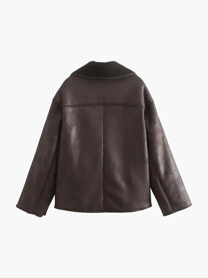Knopfdetails Langarmjacke für Damen