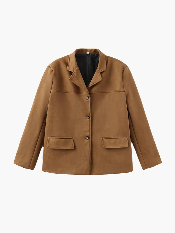 Wildlederoptik Kurzjacke für Damen