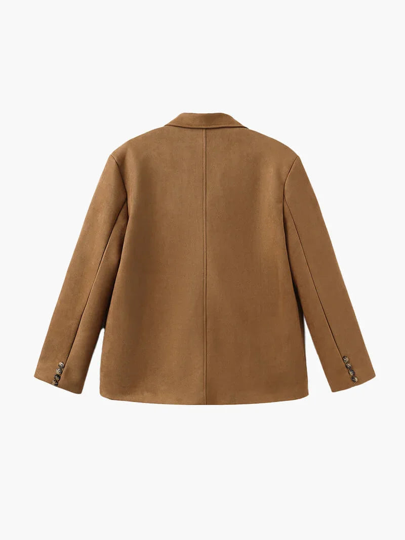 Wildlederoptik Kurzjacke für Damen