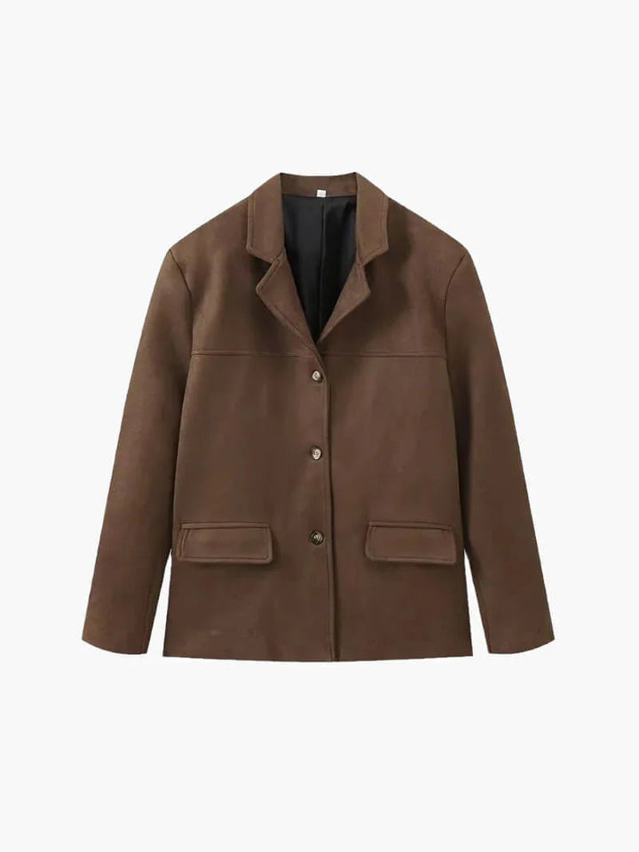 Wildlederoptik Kurzjacke für Damen