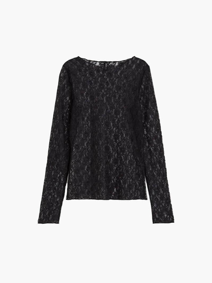Spitzen Langarmtop für Damen