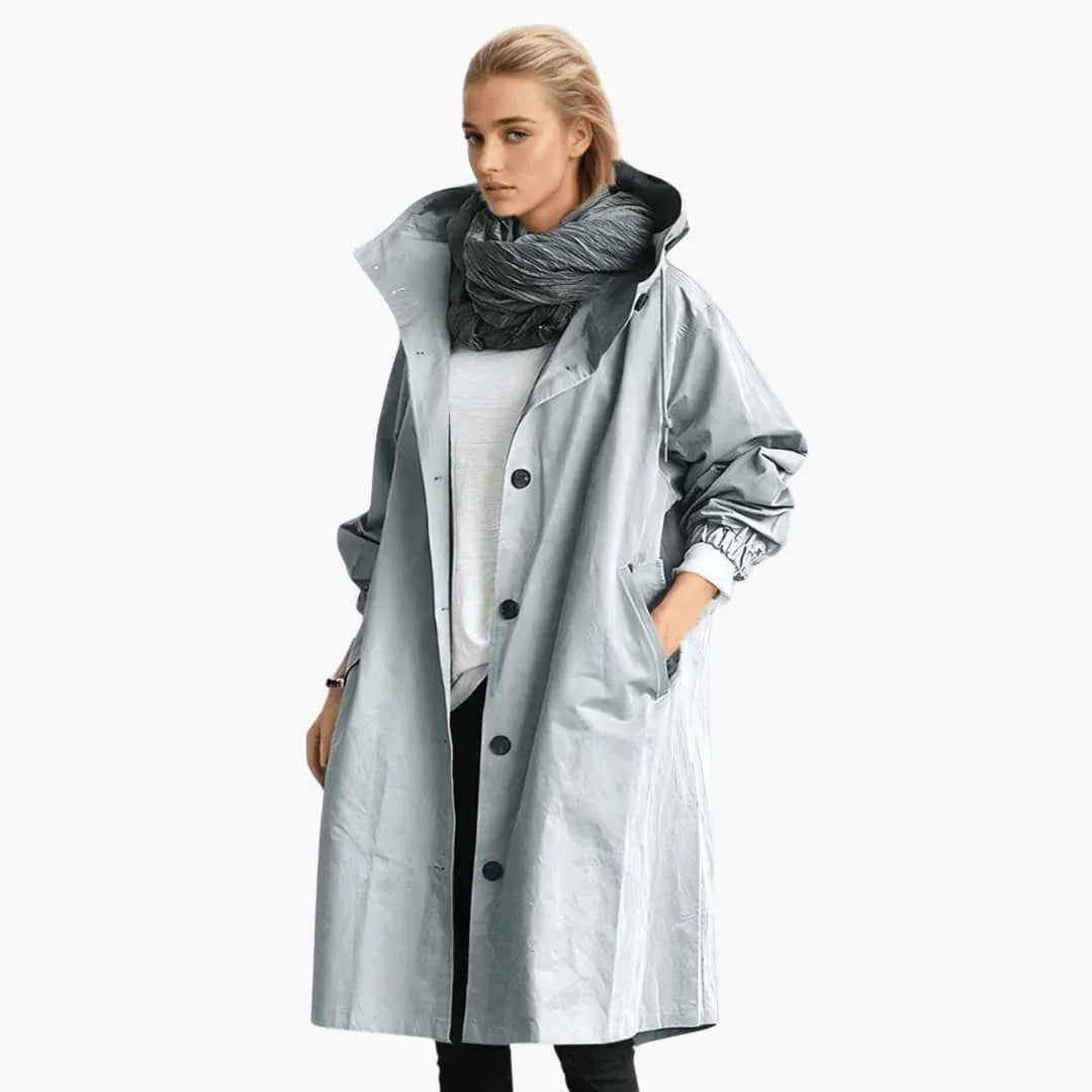 Wasserabweisender Trenchcoat für Damen