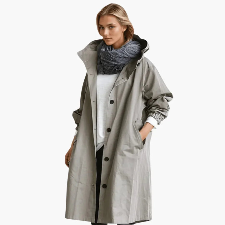 Wasserabweisender Trenchcoat für Damen