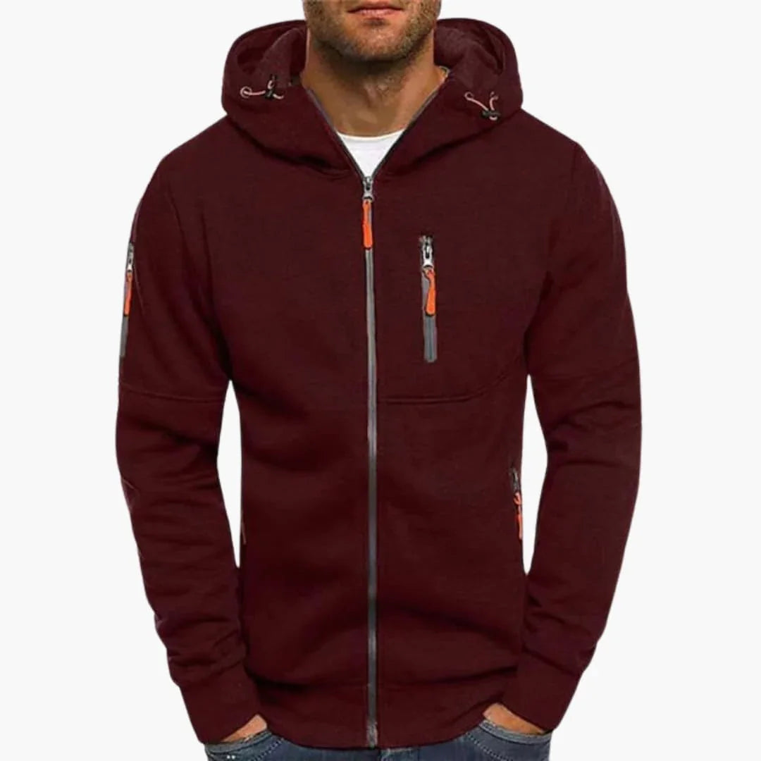 Zip-Up Hoodie für Herren