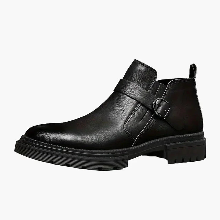 Stiefeletten mit Schnallenriemen für Herren