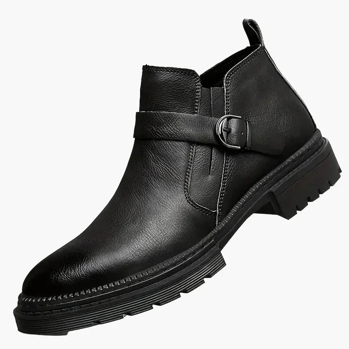 Stiefeletten mit Schnallenriemen für Herren