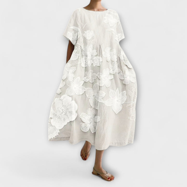 Olivia - Elegantes Kleid mit Blumenmuster