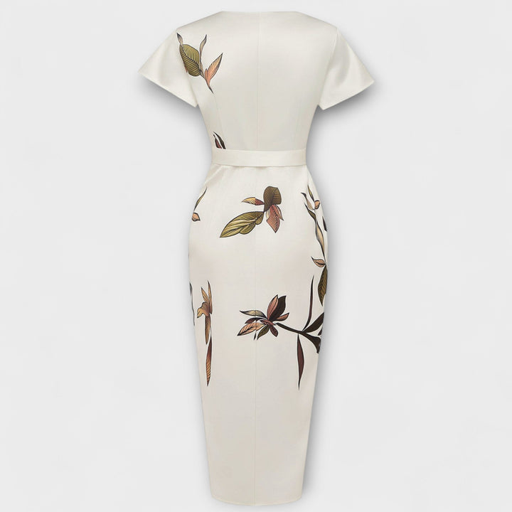Satin Wickel-Kleid